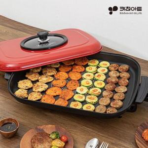 [키친아트(가전)] 국내산 키친아트 라팔 퀸콜드라블 점보팬 전기그릴 KH-C30 61cm 초대형 잔치팬
