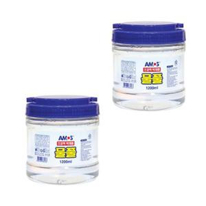WSMALL 아모스 대용량 액체 물풀 1200ML 접착용 학생문구 학용품