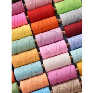 3.0mm 80yard 우동실 민자로프 / 브레이드실 / 마크라메실 얇은우동끈 컬러로프 ( 64칼라 )