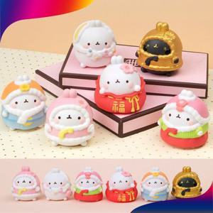 복덩이 몰랑이 랜덤 피규어 6종 세트 (중복 X 6종) 몰랑 복주머니 설날 명절 황금 블랙