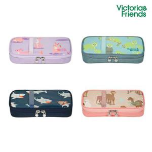 신학기 초등학생 얼쓰 글리터 롱플랩 필통 파우치