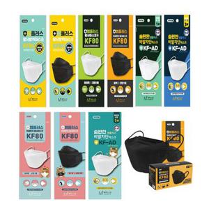 엠플러스 KF94 KF80 KF-AD 마스크 대형 소형 블랙 화이트