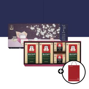 [본사] 다보록_감사휘편(홍삼진본*5포*3,홍삼정환12.6G*2) + 쇼핑백 증정