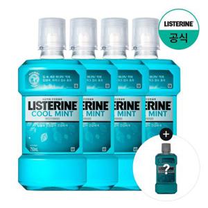 [APP전용] 리스테린 구강청결제 750ml 4개입 +(증)쿨민트250ml