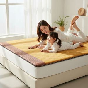 한일온열기 신형장미 퀸 분리난방 그래핀 탄소 카본 전자파안심 EMF 온열 난방 2인 전기매트