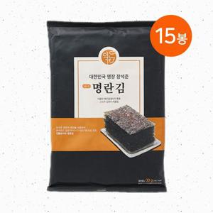 (현대홈쇼핑) [제철엔] 명장 장석준 명란 전장김 30g x 15봉