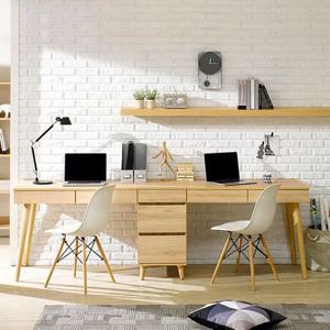 산타나 2인용 책상 서랍형