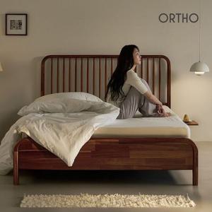 올쏘 진저 아카시아 원목 침대프레임 Q