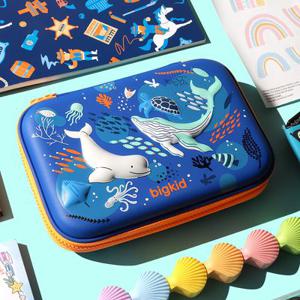 빅키드 하드탑파우치 강남필통 딥오션