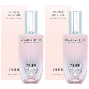 오휘 미라클 모이스처 핑크 베리어 에센스 50ml 1+1 화사한 피부로 케어