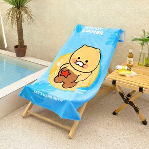 카카오 춘식이 비치타월   둥둥 L