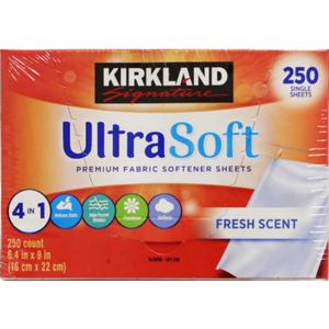 커클랜드 건조기시트 드라이시트 시트형 섬유유연제 250매 1팩 코스트코