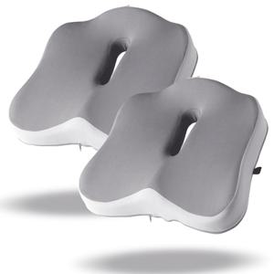 BNS 무중력 구름방석 허리 쿠션 바른 자세 사무실 학생 의자 방석 (2세트/4세트)