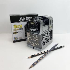 [티티경인] 하이샤파 KI-200B 블랙에디션 기차모양 연필깎이 + 투코비 연필 12개입