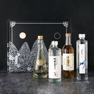 청와대 선정주 오봉도세트_문배술25,이강주19, 솔송주13,한산소곡주16