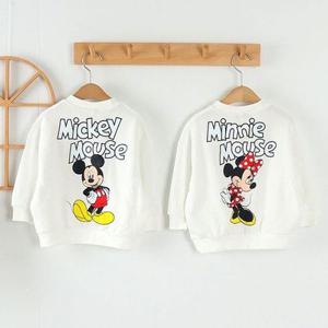 정품 디즈니 옷 미키앤미니 아동 기모 티셔츠 맨투맨 패밀리룩