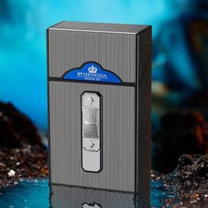 담배케이스 플라즈마 라이터 아크 일체형 신형 충전 지포 고급라이터