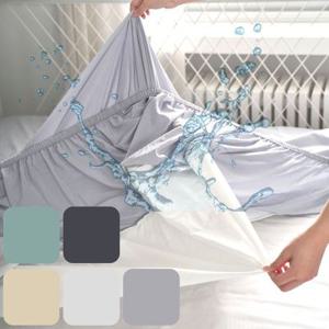 국산 2중 매트리스방수커버 슈퍼싱글 침대 토퍼 방수커버 매트 시트 패드 침대매트 침대시트 침대방수패드 SS Q