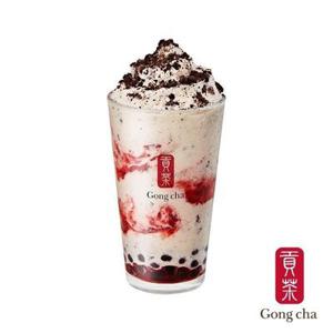 (1% 할인) [공차] 딸기쿠키스무디+펄 L