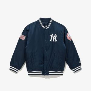 키즈 MLB 뉴욕 양키스 어센틱 스타디움 재킷 네이비 14856284
