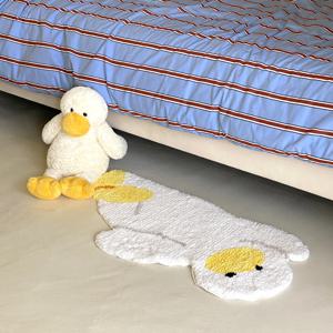 어글리 뽀글이 오리 발매트 주방 욕실 현관 폭신한 러그