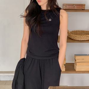 J'eu 디토 슬리브리스 볼레로 세트 2color