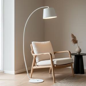 모던 커브 활 장스탠드 180 거실 플로어 조명 3색변환 LED 램프(리모컨 옵션)