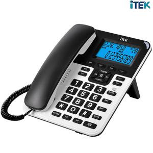 유선  전화기 GND-600WH 발신자 단축 통화 음량 증폭 강력벨 큰버튼 화이트