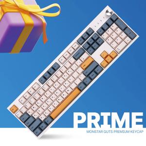 프라임 V2 139키 체리 한글 PBT 염료승화 커스텀 포인트 조약돌 키캡