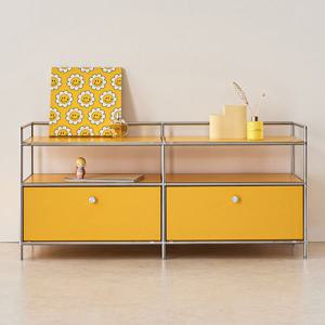 트러스트 1200 모듈 거실장 높은 티비다이 미드센츄리 선반 티비장