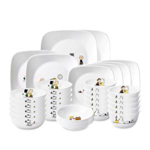 스누피더홈 한국형 10인 34P 사각 홈세트