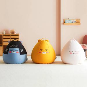 카카오프렌즈 드롭 스탠다드 1인용 좌식 빈백 소파