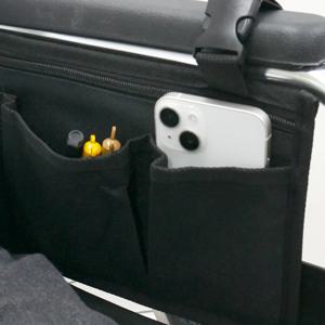 휠체어 주머니 사이드 멀티 포켓 수납 파우치 실버카 보행보조기