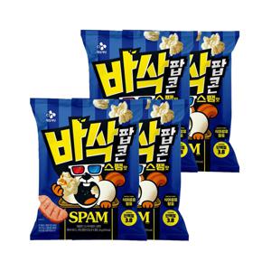 CJ 바삭팝콘 스팸맛 55g x2개+허브솔트맛 55g x2개