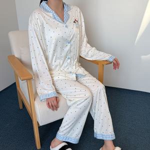 파티퍼피도트잠옷 홈웨어 파자마세트 수면 긴팔긴바지