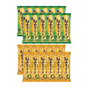 찰옥수수맛 카라멜팝콘맛x12개+찰옥수수맛x12