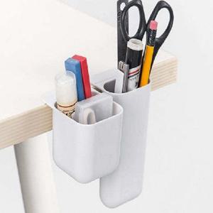 부착식 모니터 수납함 데스크테리어 직장인 사무실 문구류 오거나이저 정리함