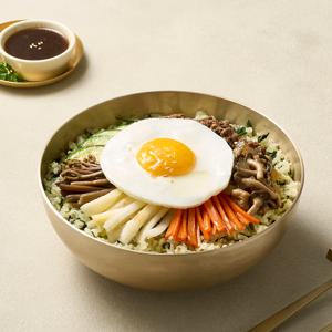 굿스푼 저당 버섯 불고기 비빔밥 300g 4팩 영양식 건강 도시락 당뇨식단 배달
