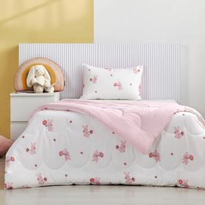 마미허그 소프트워싱 플로랄버니 간절기 양면 차렵이불 150x200 아이보리