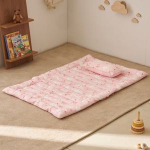 마미허그 소프트워싱 튤립버니 사계절 양면 낮잠패드 세트 85x130, 25x45