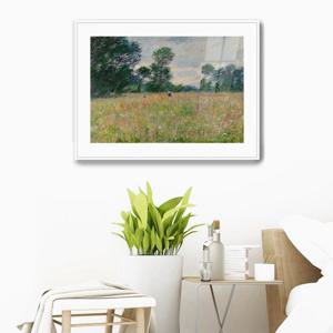 3M03클로드 모네-꽃이 핀 초원 /캔버스천 아크릴 메탈프레임액자 인상주의풍경