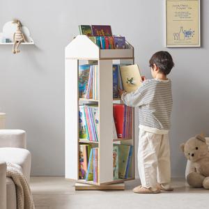 북타워 슬림 회전책장 4단