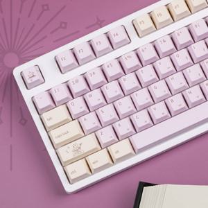 매직버니 v2 173키 체리 투명 한글 PBT 염료승화 커스텀 포인트 키캡