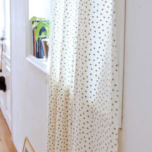 윈터 블룸 기모 겨울 방한 커튼