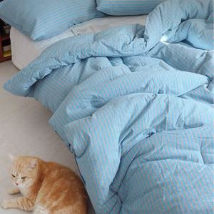 SS/Q 선염지 워싱면 100% 봄가을 두툼한 차렵이불순면베이스-3color