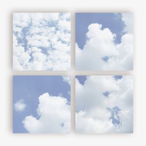 하늘구름 떡메모지 다꾸 다이어리 꾸미기 디자인 심플한 감성 떡제본