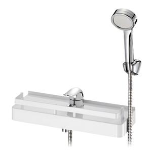 레이덴(Leiden)국산 화이트 선반 샤워수전 세트