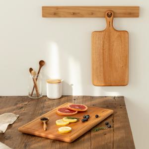 마호가니 클래식 원목도마 2종 세트 (직사각+베이직)