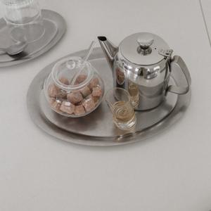 [리퍼] 빈티지 무광 오발트레이 스텐접시 L(29x22cm)