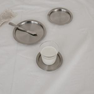 스텐 코스터 접시 컵받침 플레이트 S(11cm)